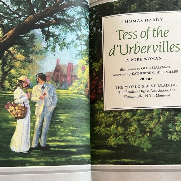Tess of the d’Urbervilles A Pure Woman Book Hardcover Thomas Hardy 1985 Like New - Picture 5 of 13